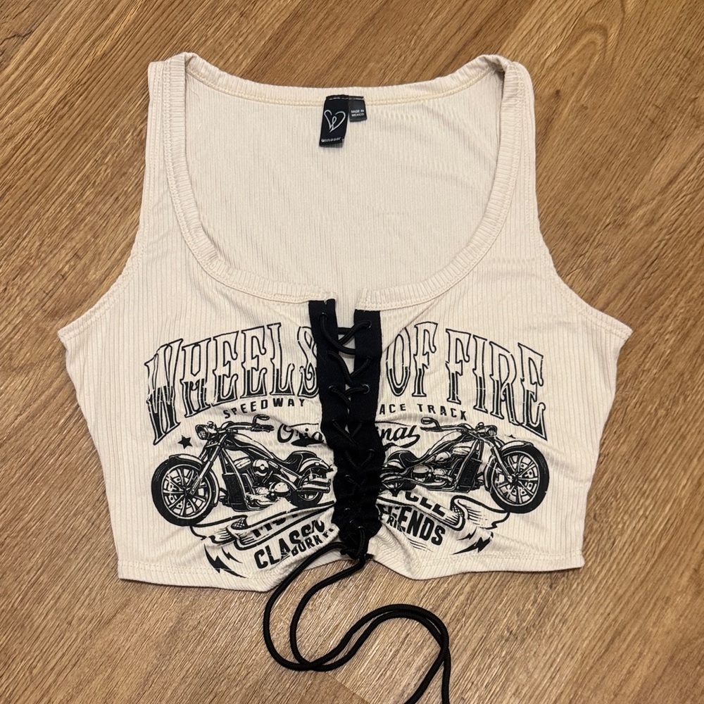 Windsor Large Taupe and Black Y2K Wheels of Fire Classic Legend Tank Lace Up